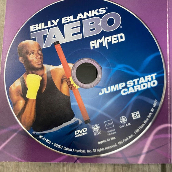 Billy Blanks TAEBO Amped DVD (4 DVD with  5 taebo routines) - Picture 3 of 7